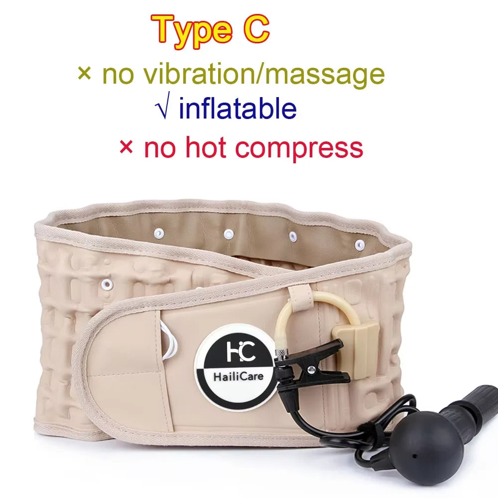 Heating Waist Massager Belts Vibration Inflatable Heated Pads Back Protector Waist Massage Relax Warmer