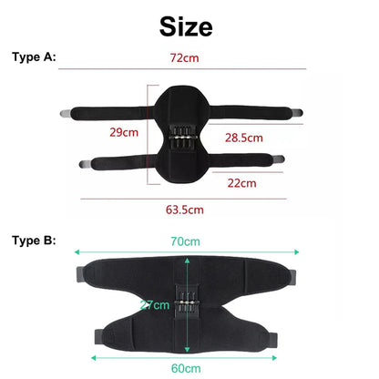 1Pc Knee Booster Support Spring Power Knee Stabilizer Pad Knee Protection Booster for Weak Legs Running Squat Climbing